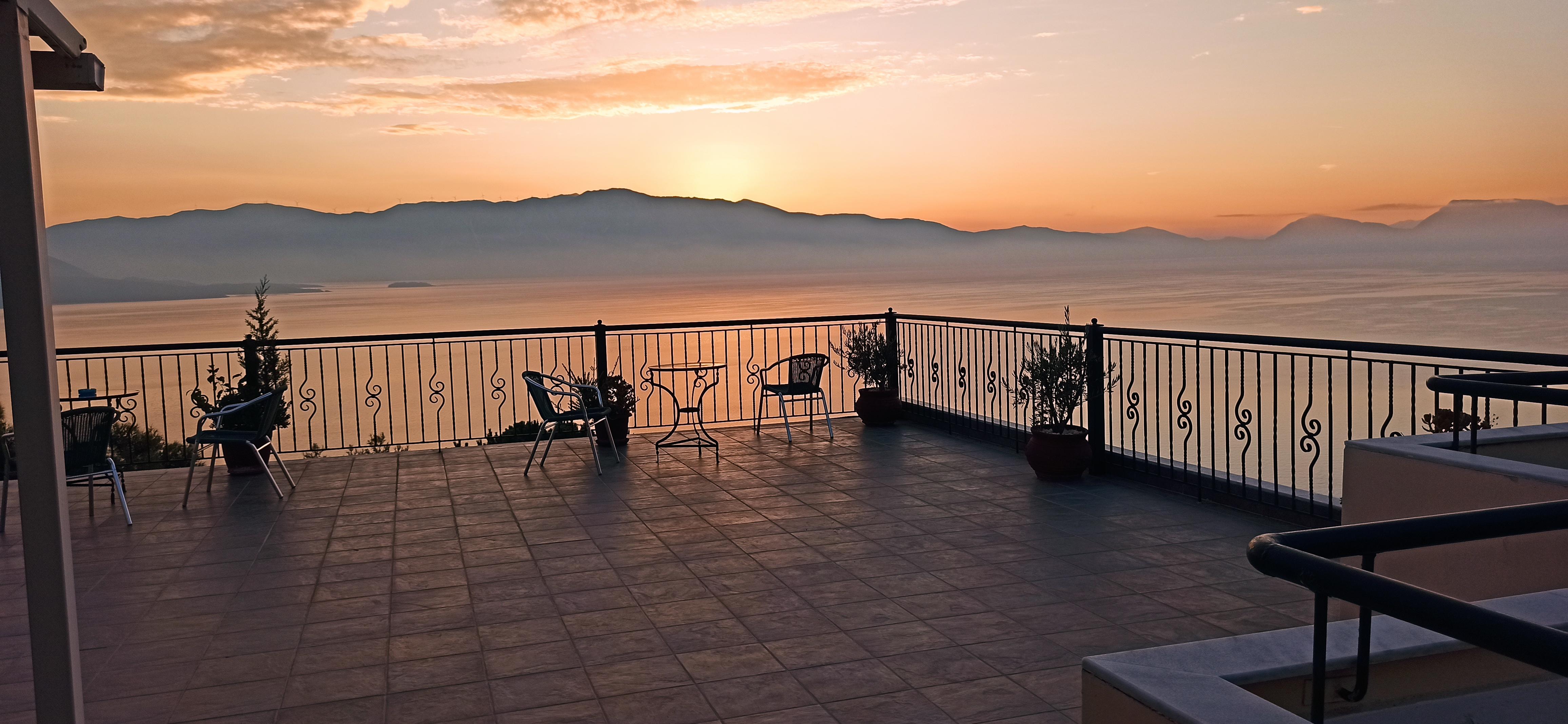 vue de la terrasse