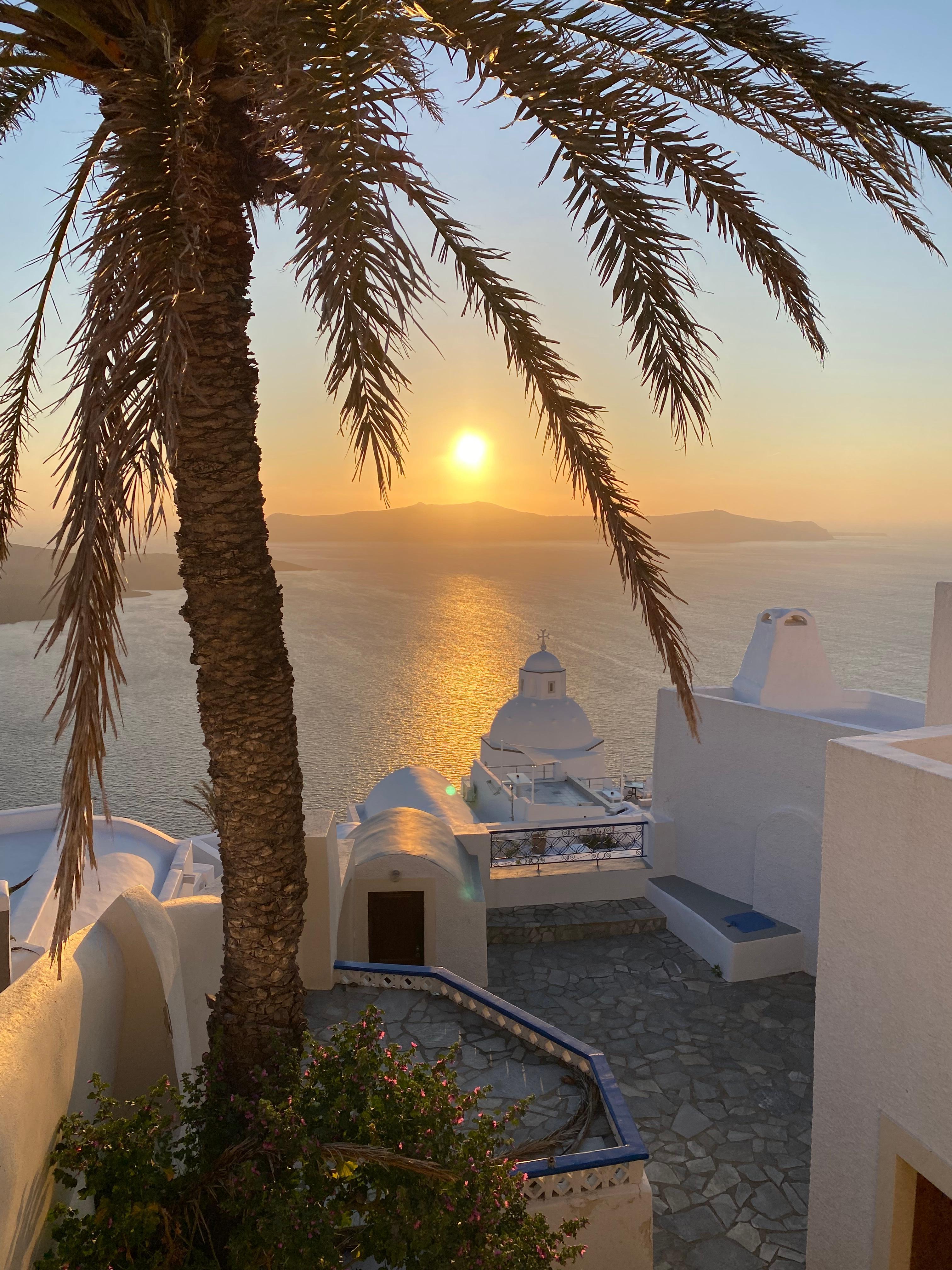 Sunset from our balcony