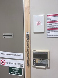 Door jam replaced but needs painting