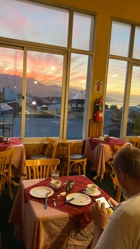 Aussicht vom Frühstücksraum