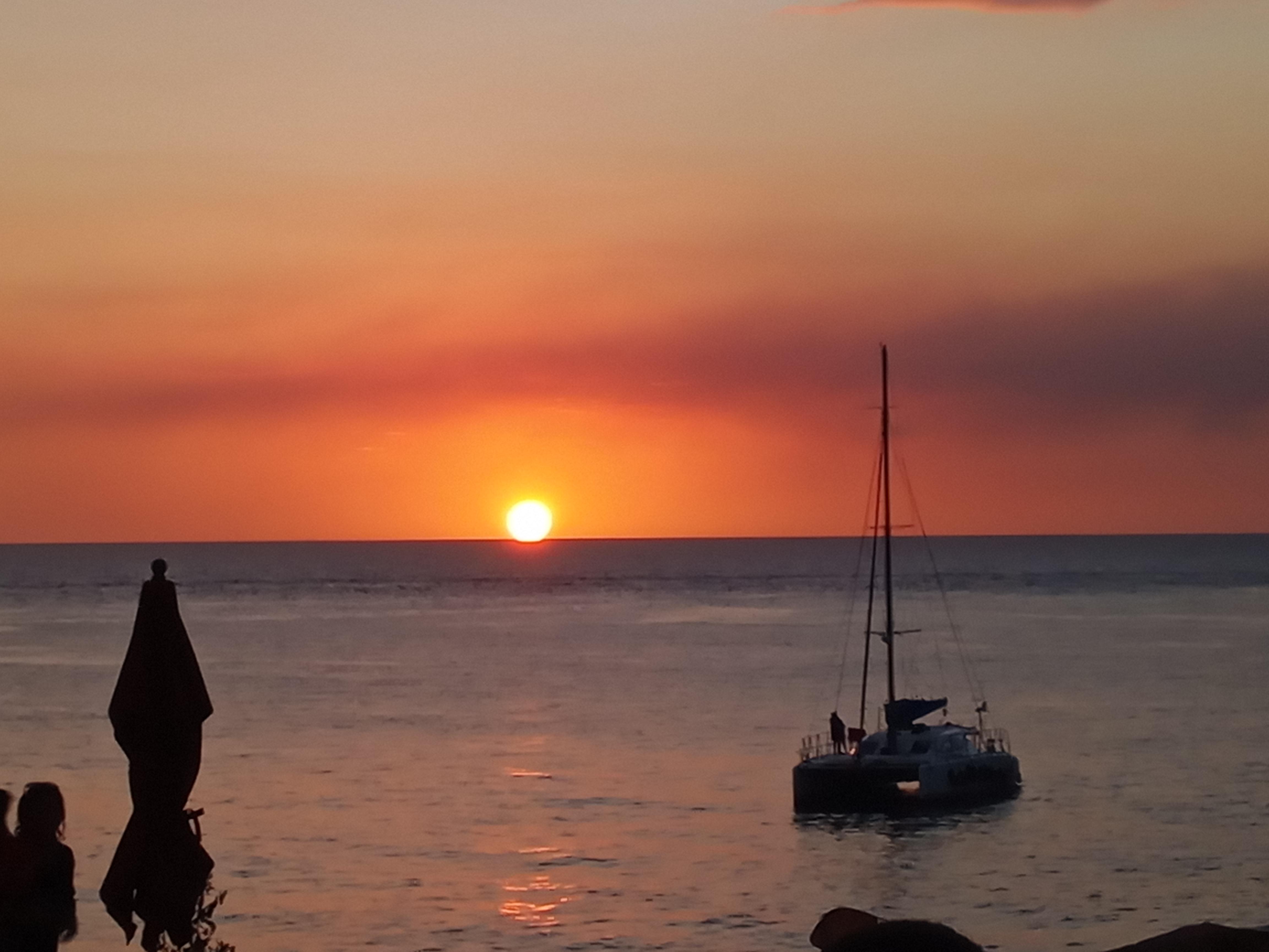 Epic Negril Jamaican Sunset from Rick's Cafe across the road