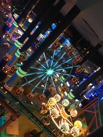 ホテル内のアミューズメントパーク