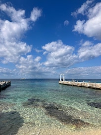 Beach across the street.