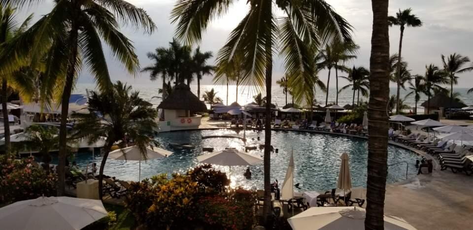 Afternoon pool side.
