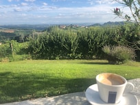 Starting the day with a cappuccino