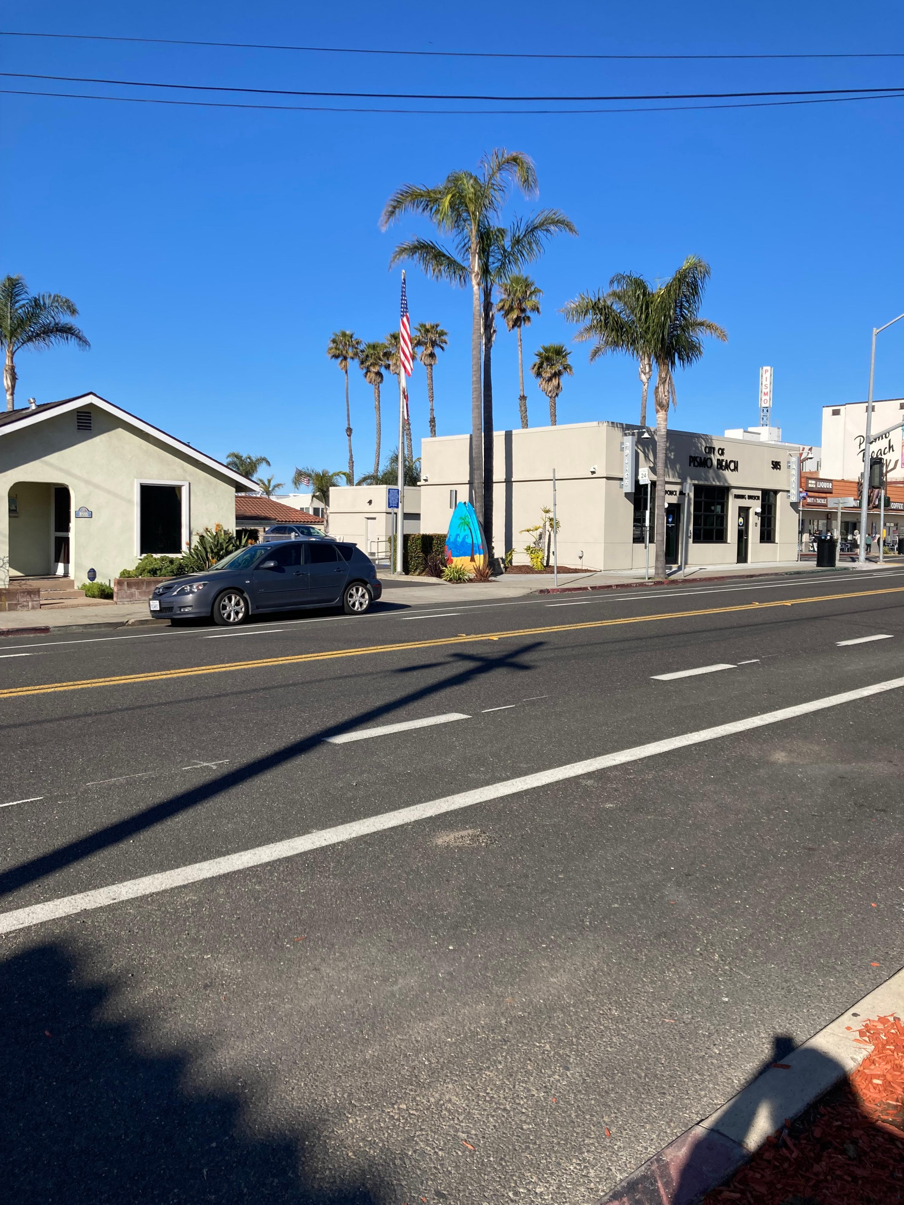 There is a bike lane closer to downtown Sand ,Surf & fun year around