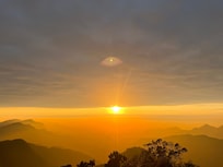 頂樓看到的夕陽