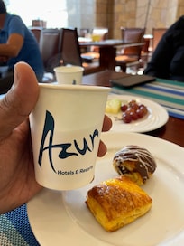 Breakfast at the hotel