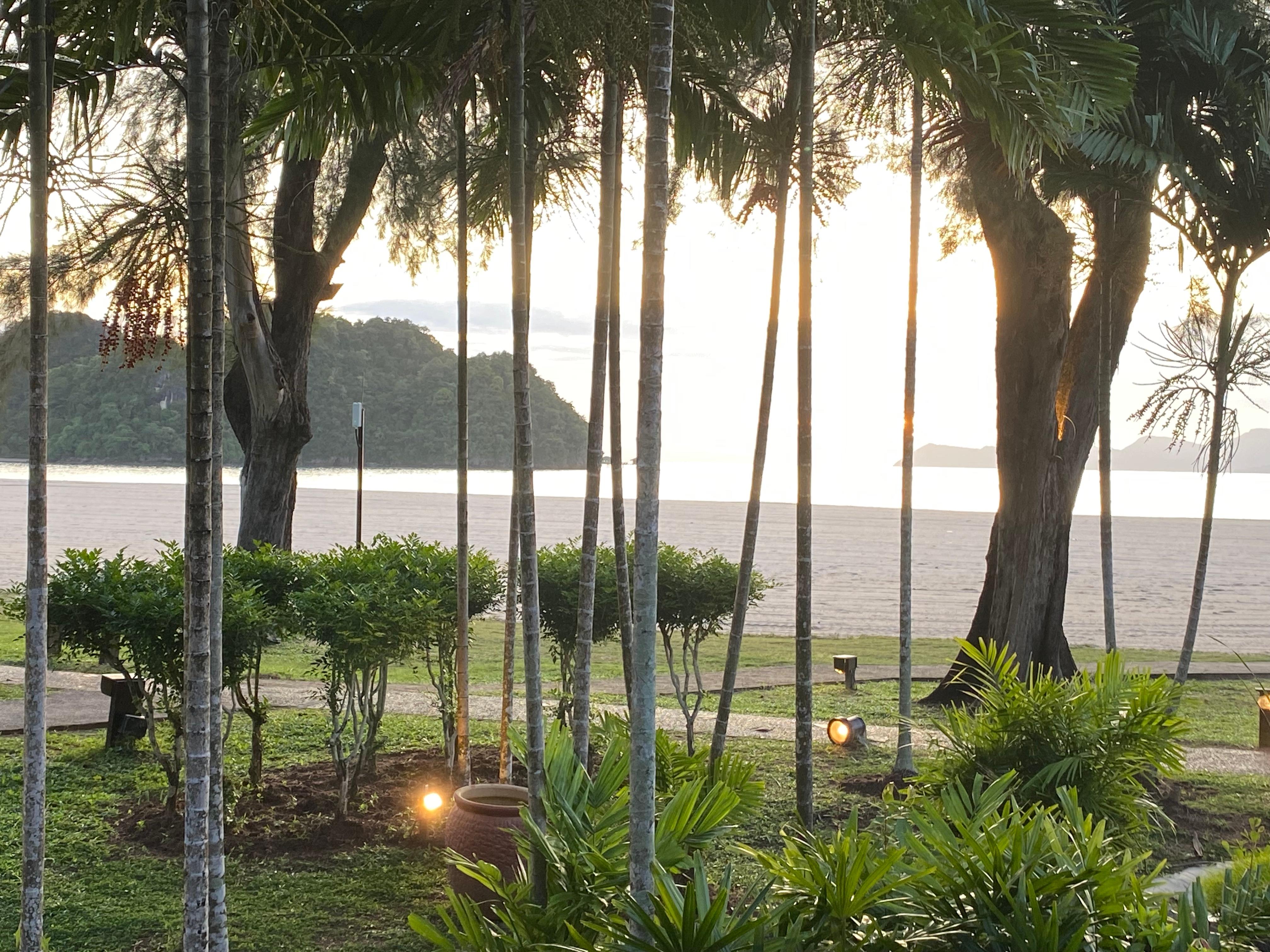 Beach view from front garden