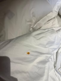 Stained linen