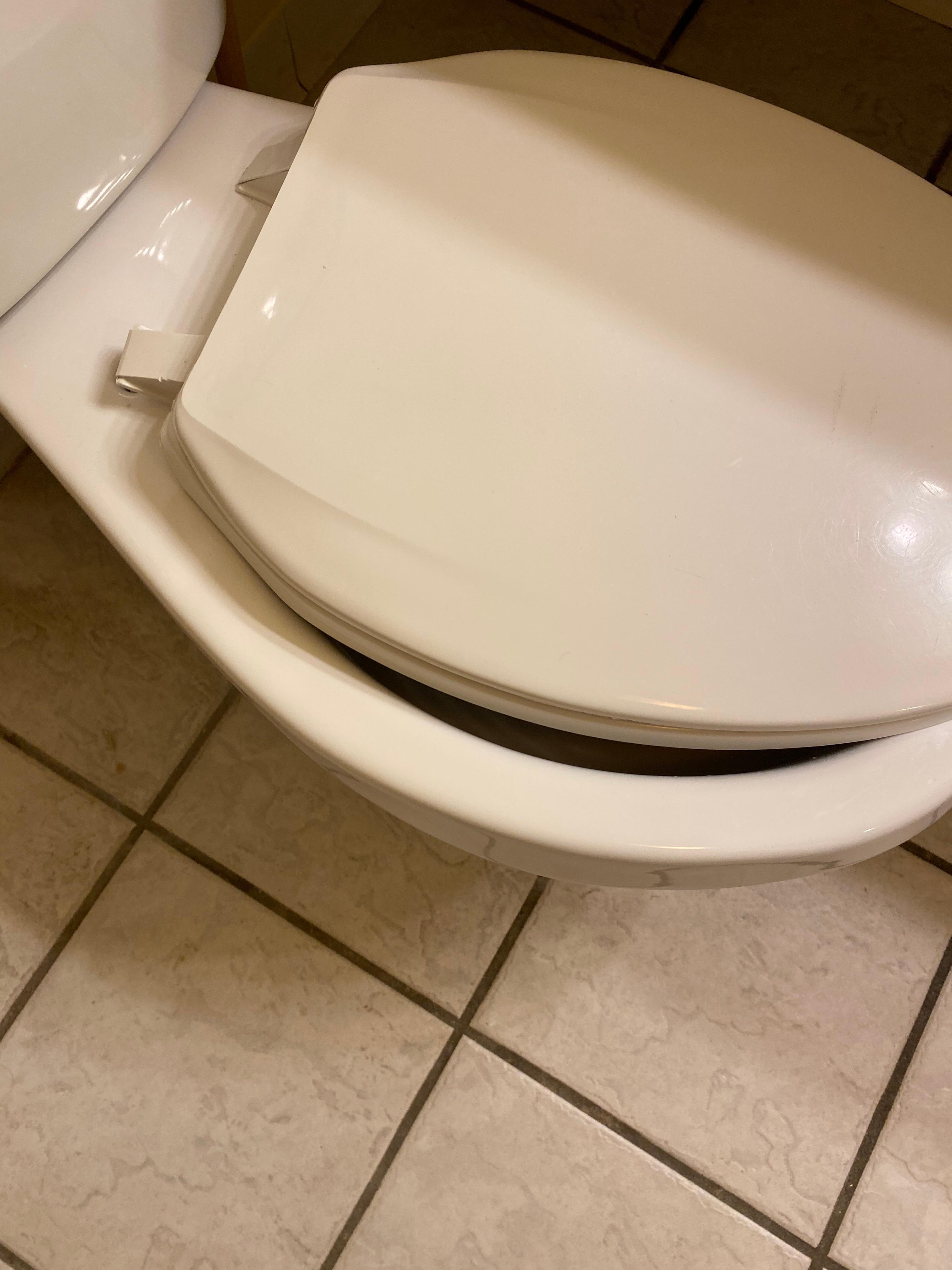 Broken toilet