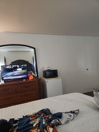 Microwave and refrigerator