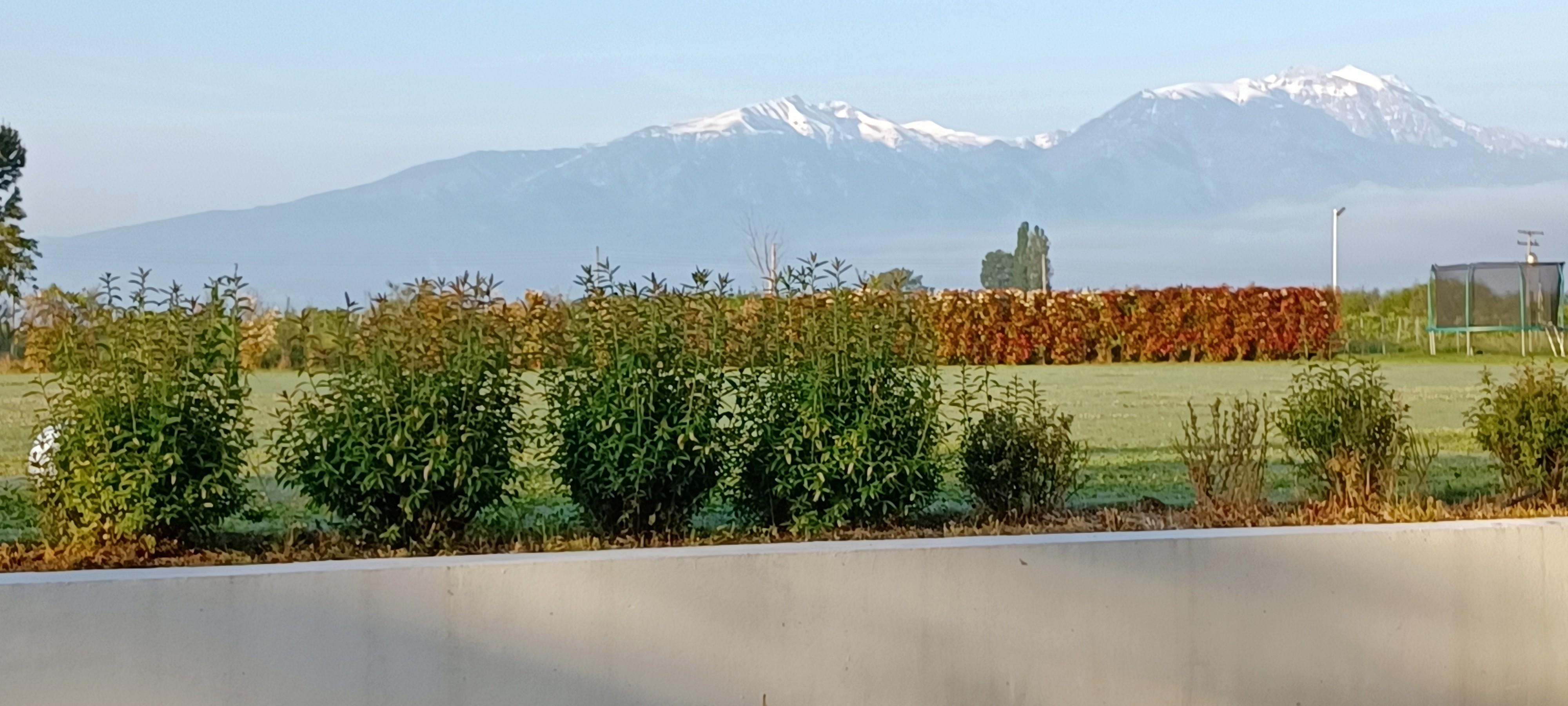 View of Mt. Olympus from our balcony..