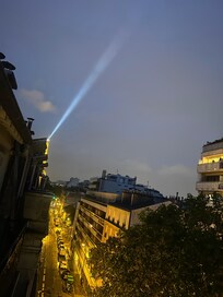 Vista da varanda do quarto.