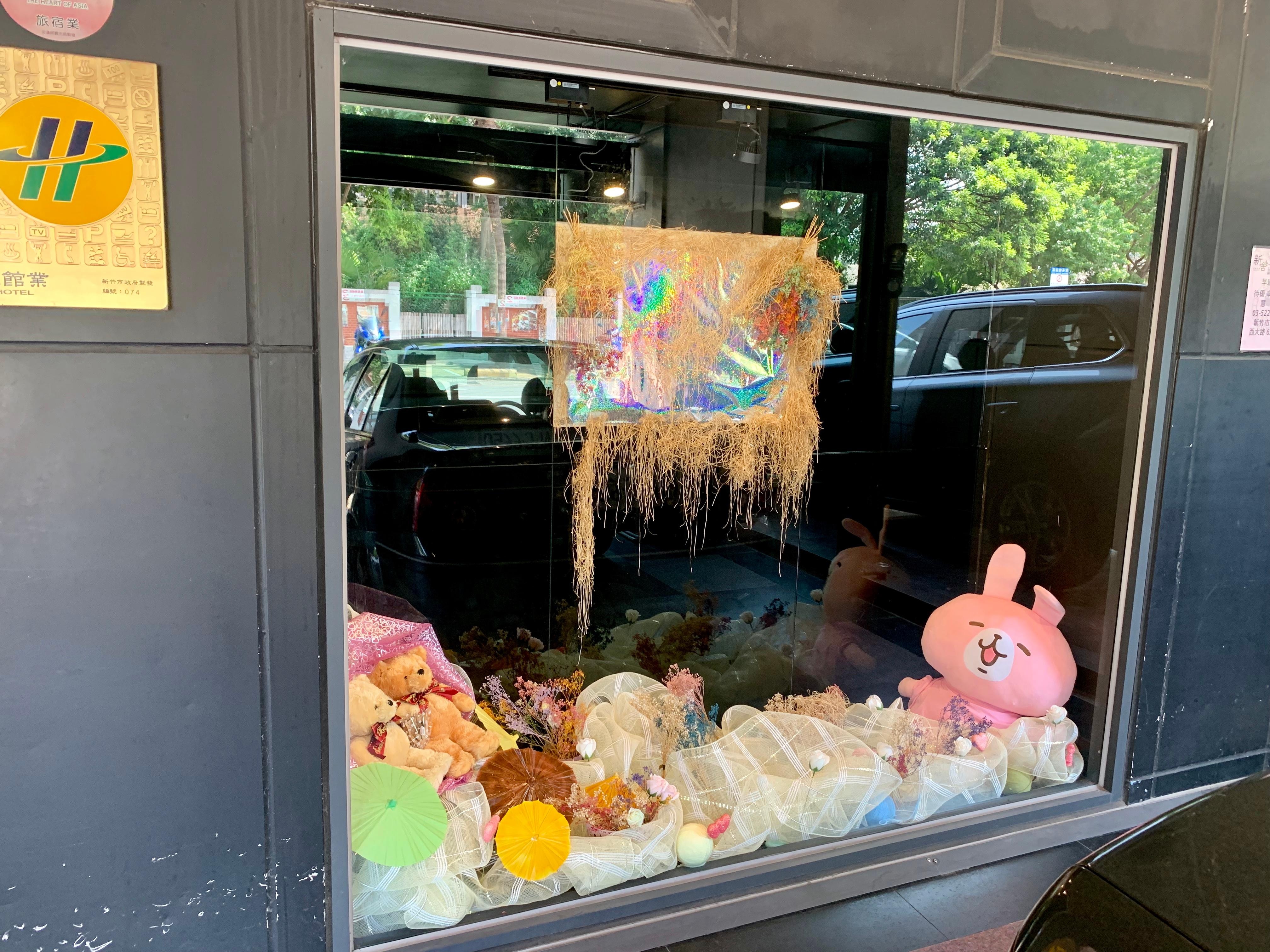 Display-window at the hotel