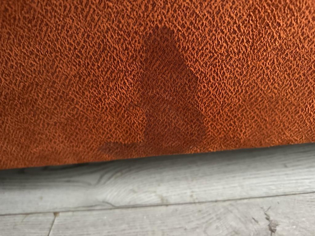 Stained sofa bed