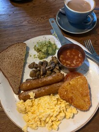 Vegetarian full English breakfast
