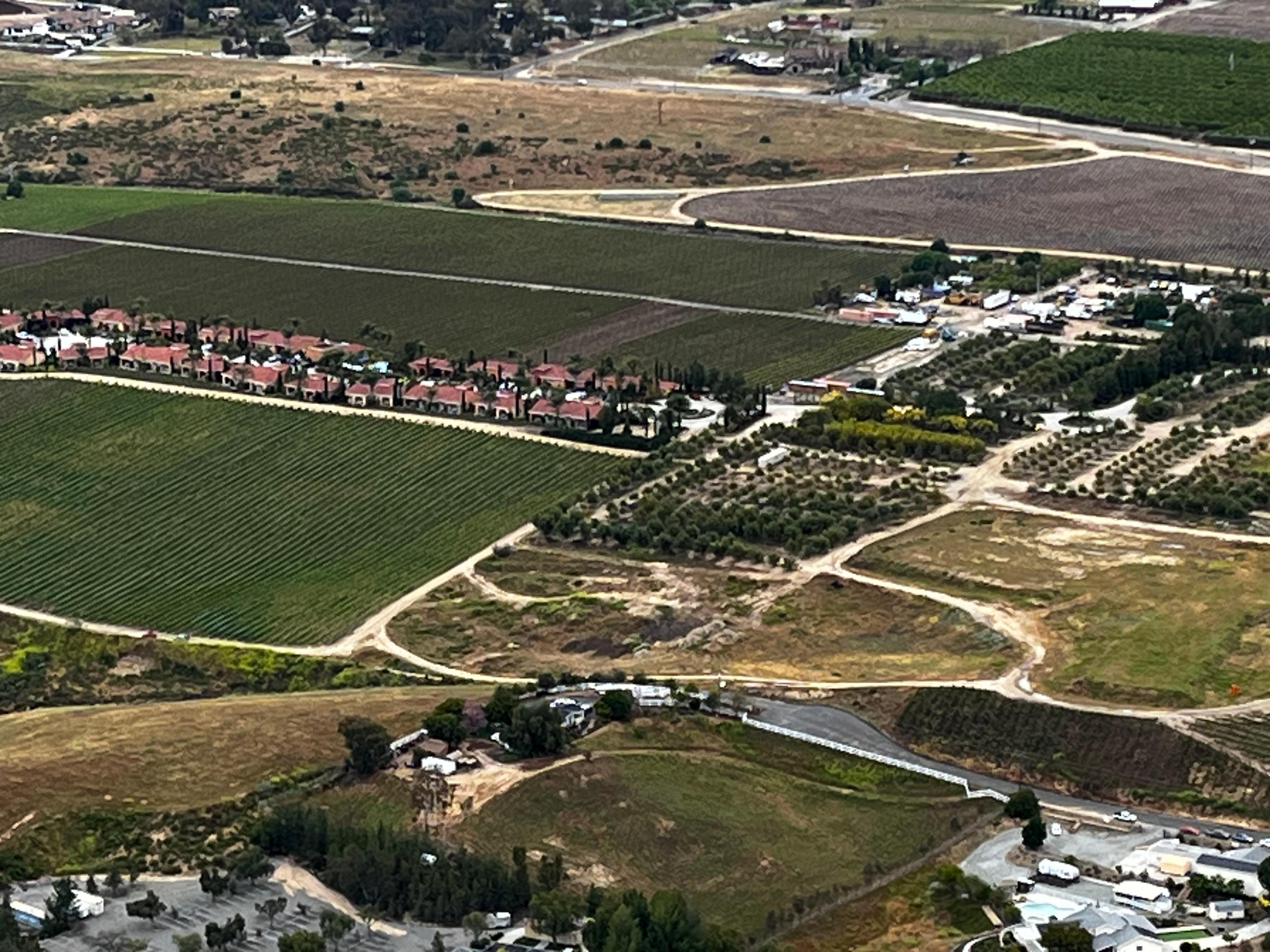 The resort from the balloon 