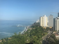 Vista do restaurante/da piscina.