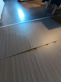 Cracked floor