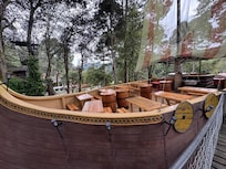 Nordic ship with dining.