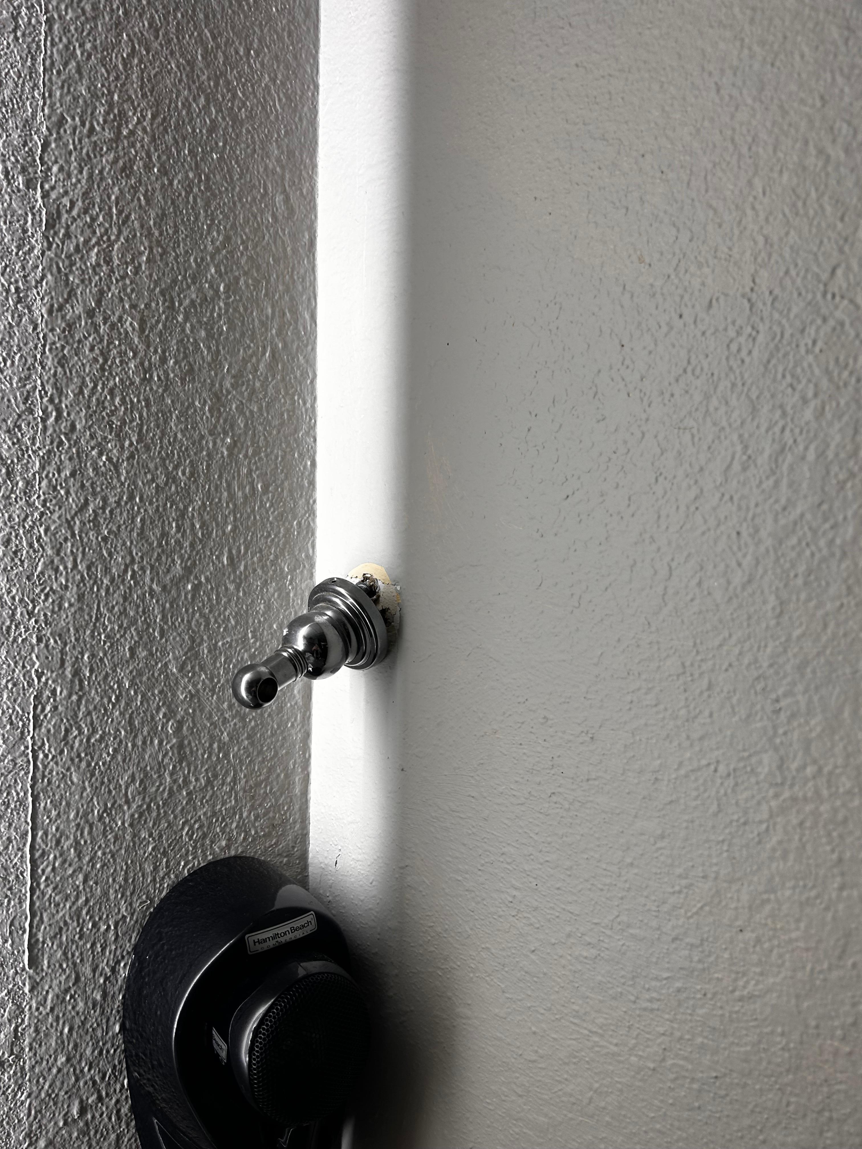 Not fixed to the wall