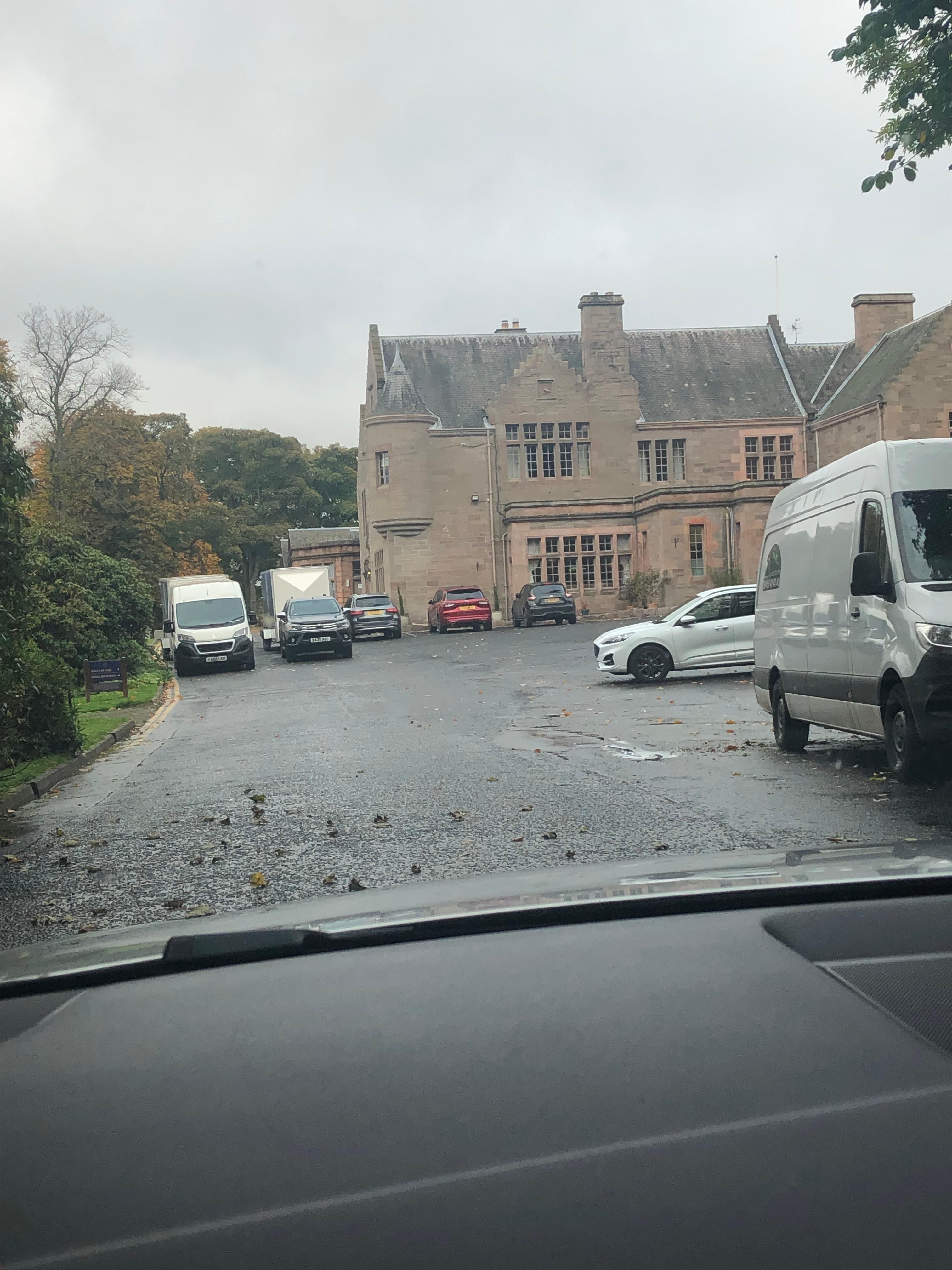 Entrance drive