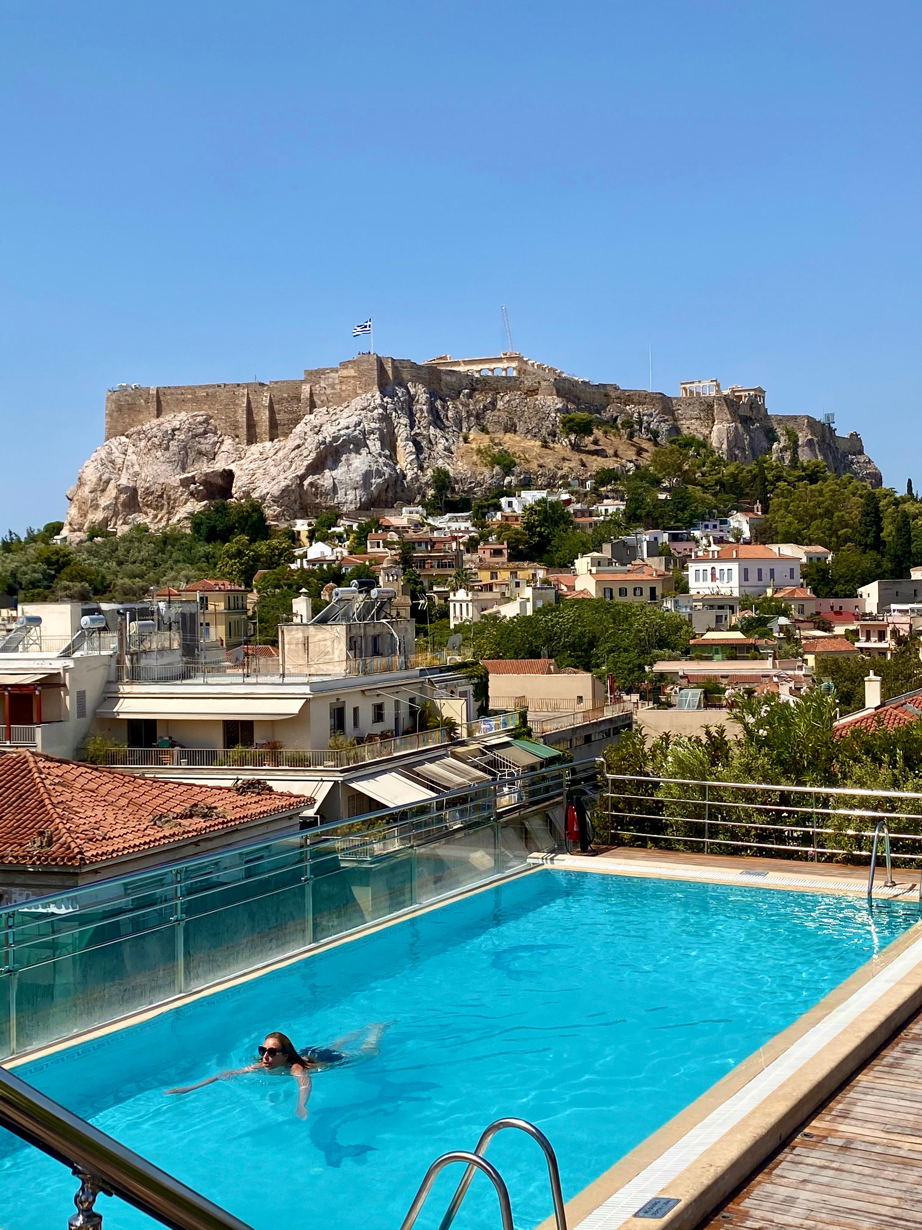 Rooftop pool