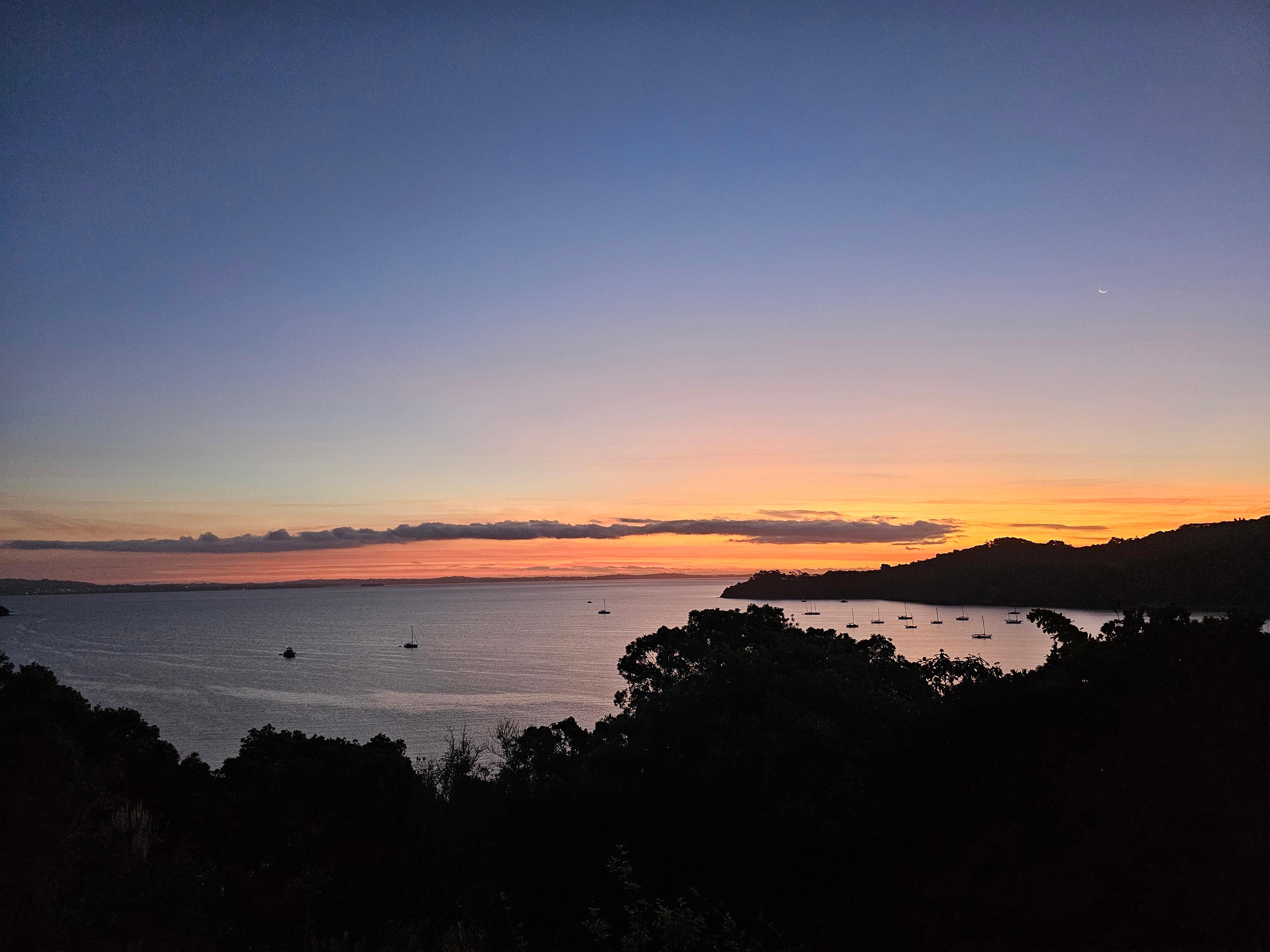 Sunset from the deck...nice!