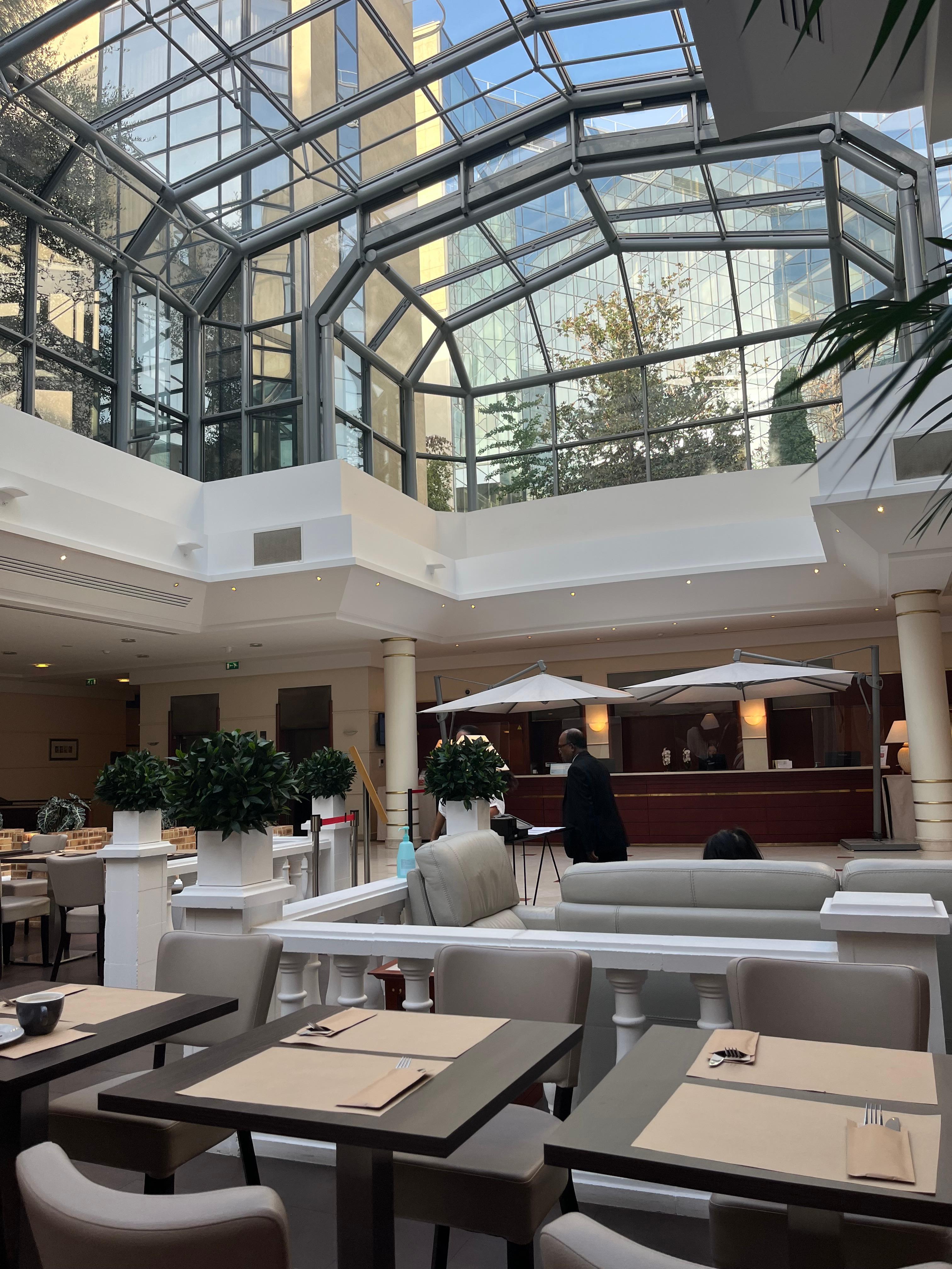 Dining area in hotel