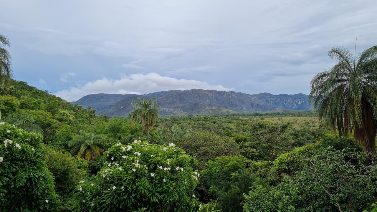 A vista da Pousada