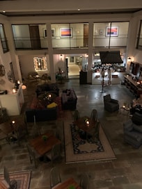 The lounge and bar