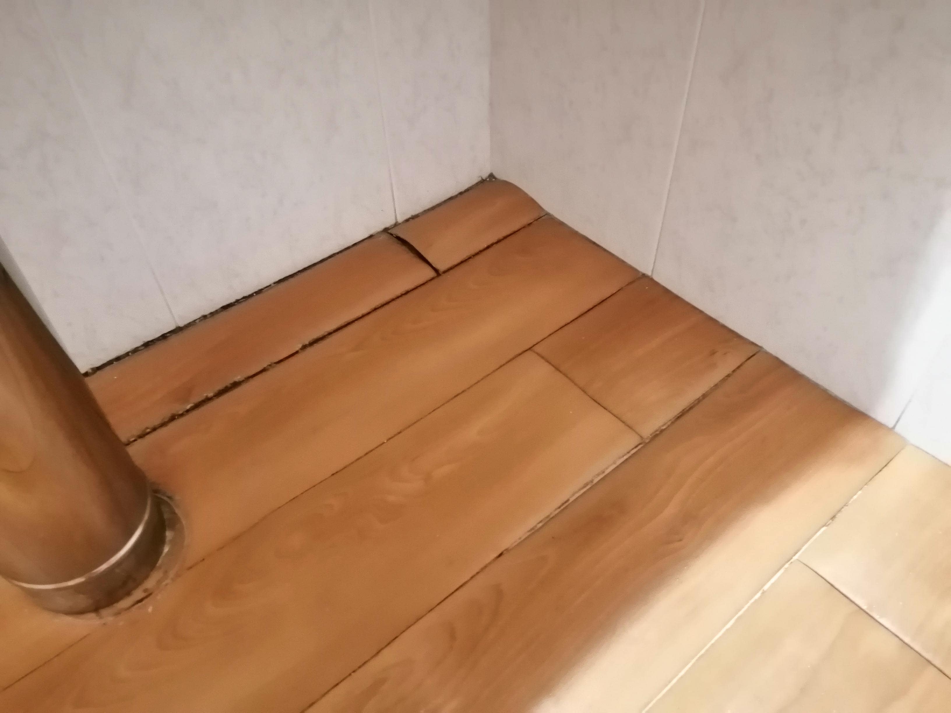 El suelo del baño