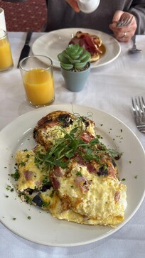 The breakfast was really good