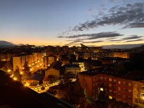 Kveldsutsikt fra rommet