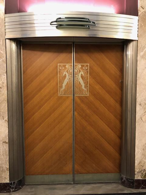 Beautiful Art Deco Elevator Doors