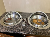 The extent of breakfast at 7:35am