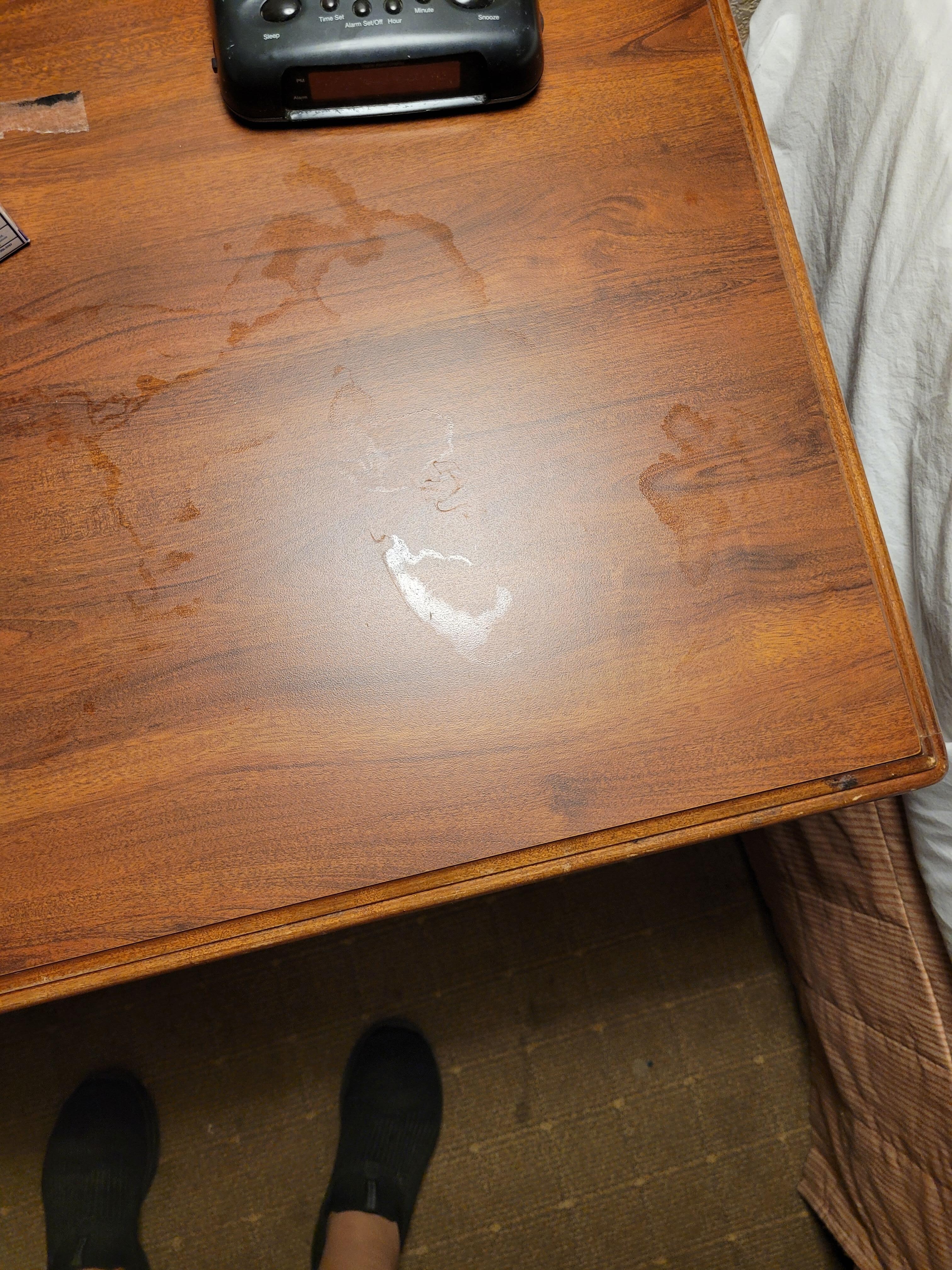 Tables had not even been wipped off from last guest!