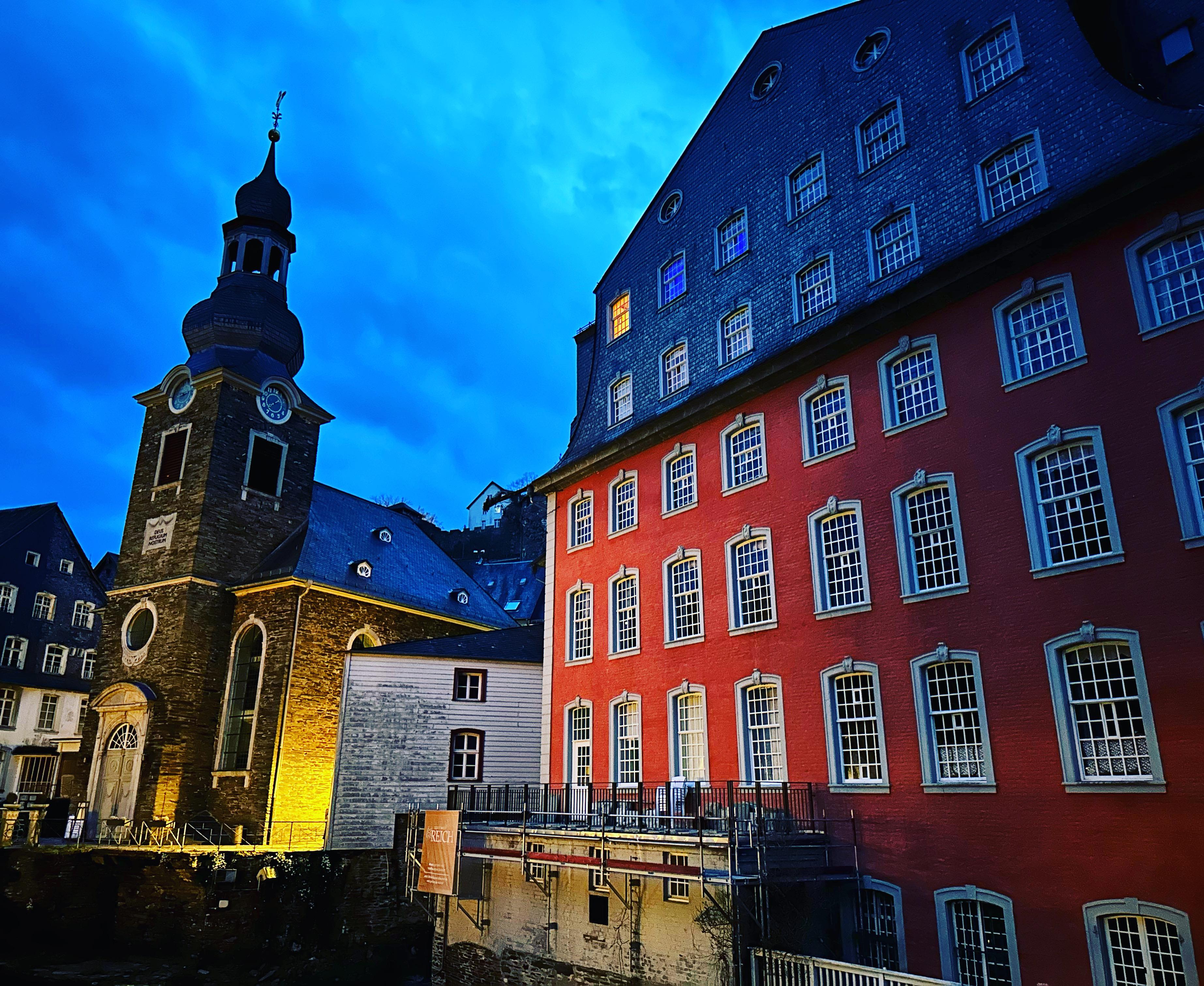 Monschau at night 