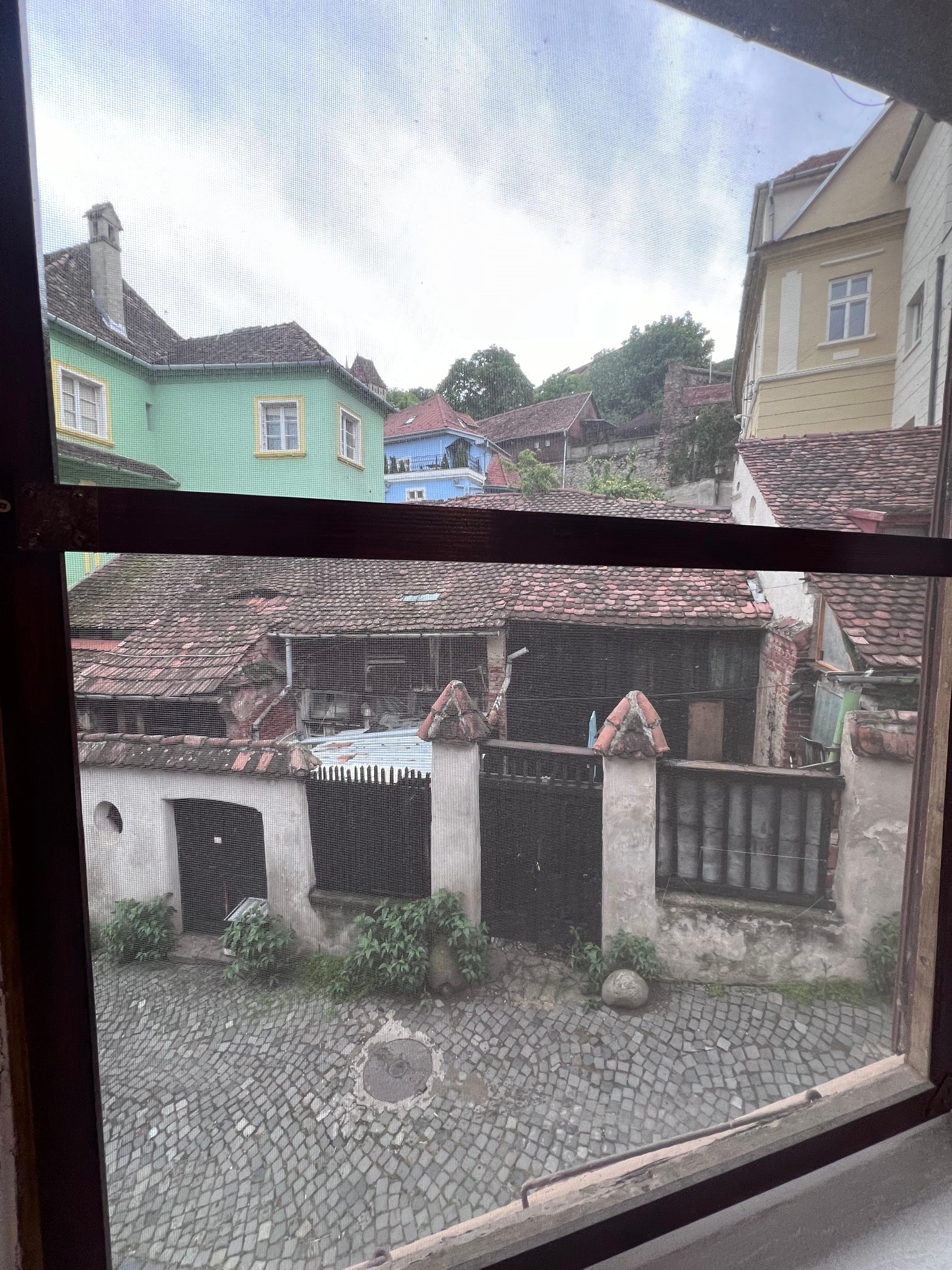 View from room on street