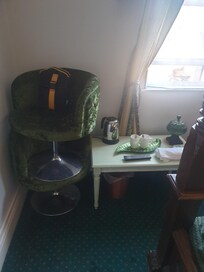 chair we had to move to get to the wardrobe to put cloths in