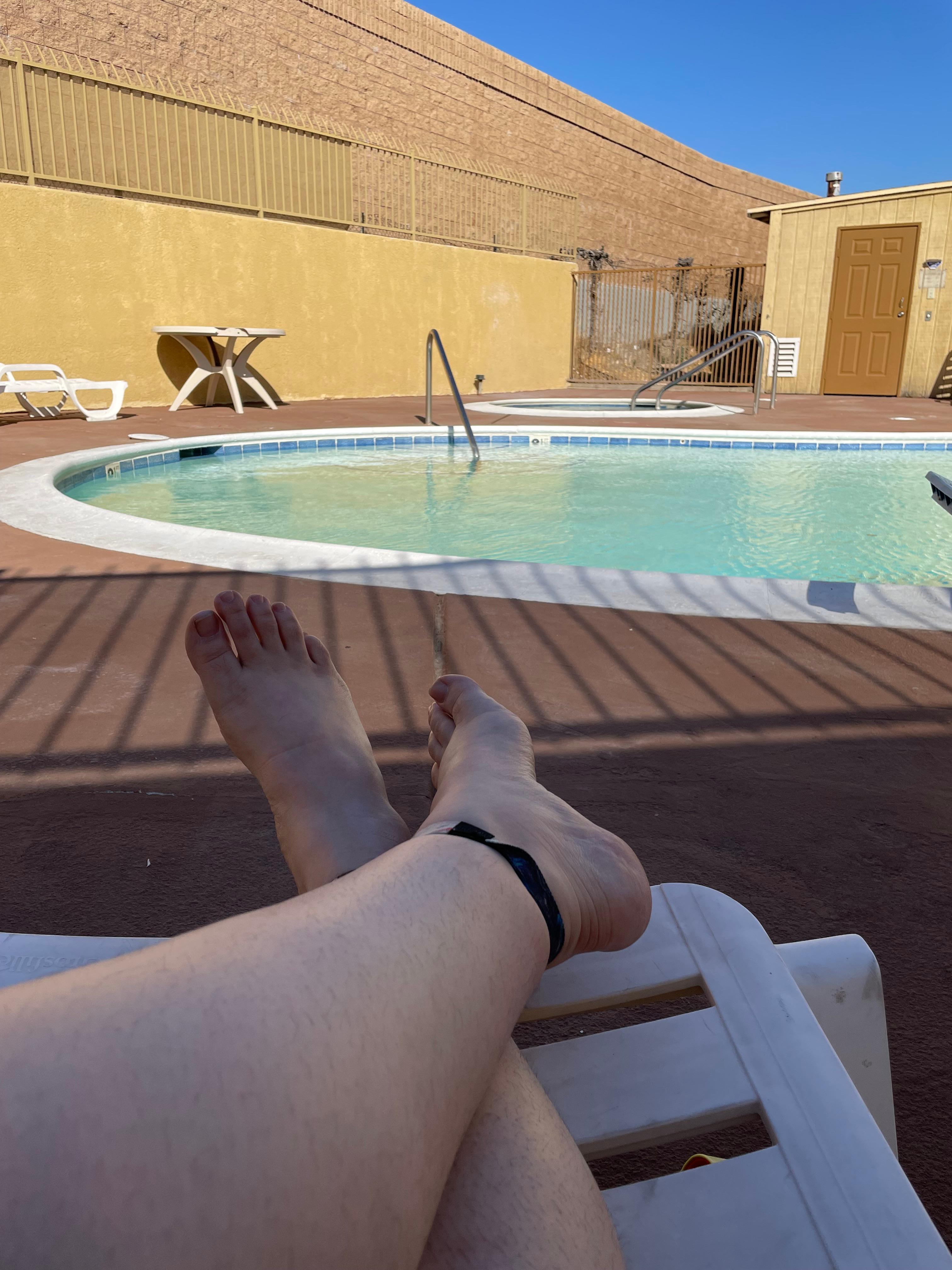 Poolside shinanigans