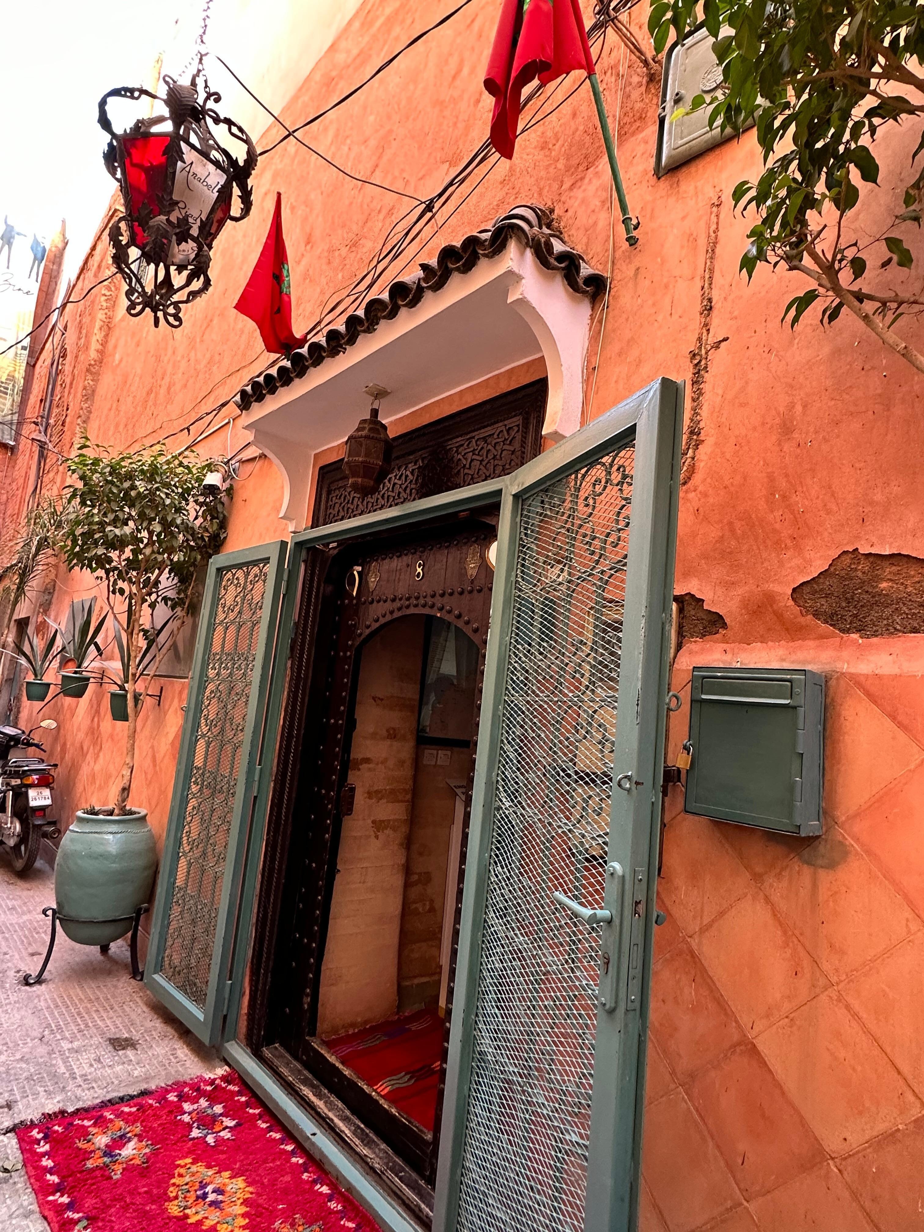Welcoming front door - stands out from all the others. Each time you enter, is like entering a family home.