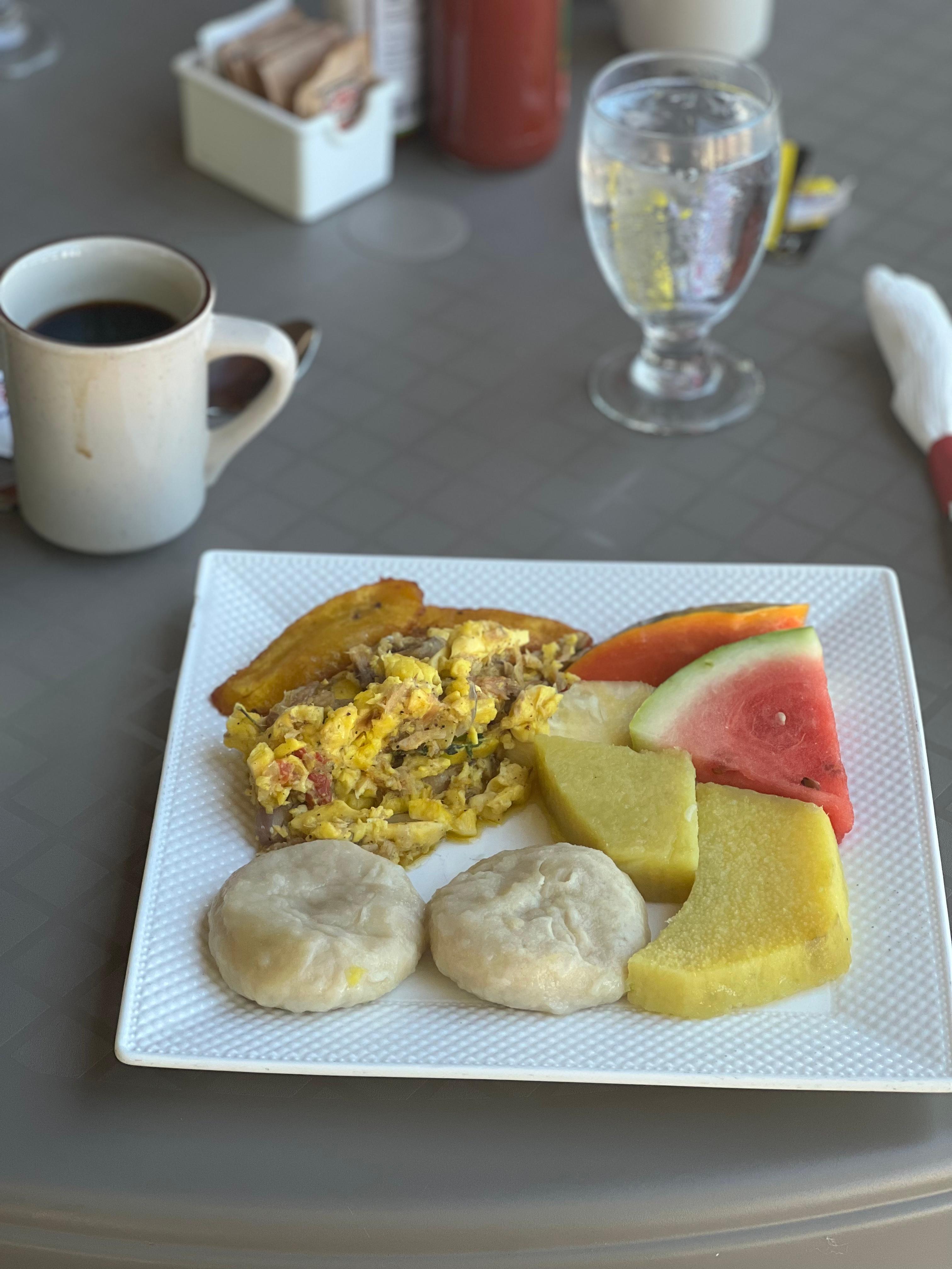 Traditional Jamaican Breakfast 