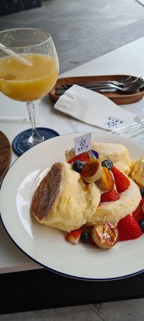 Pancakes from the Brix Restaurant