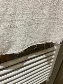 Frayed (but clean) towels