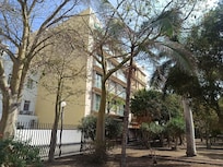 Vista posterior desde el parque