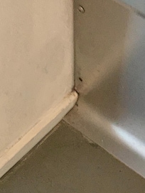 Grime in the corner