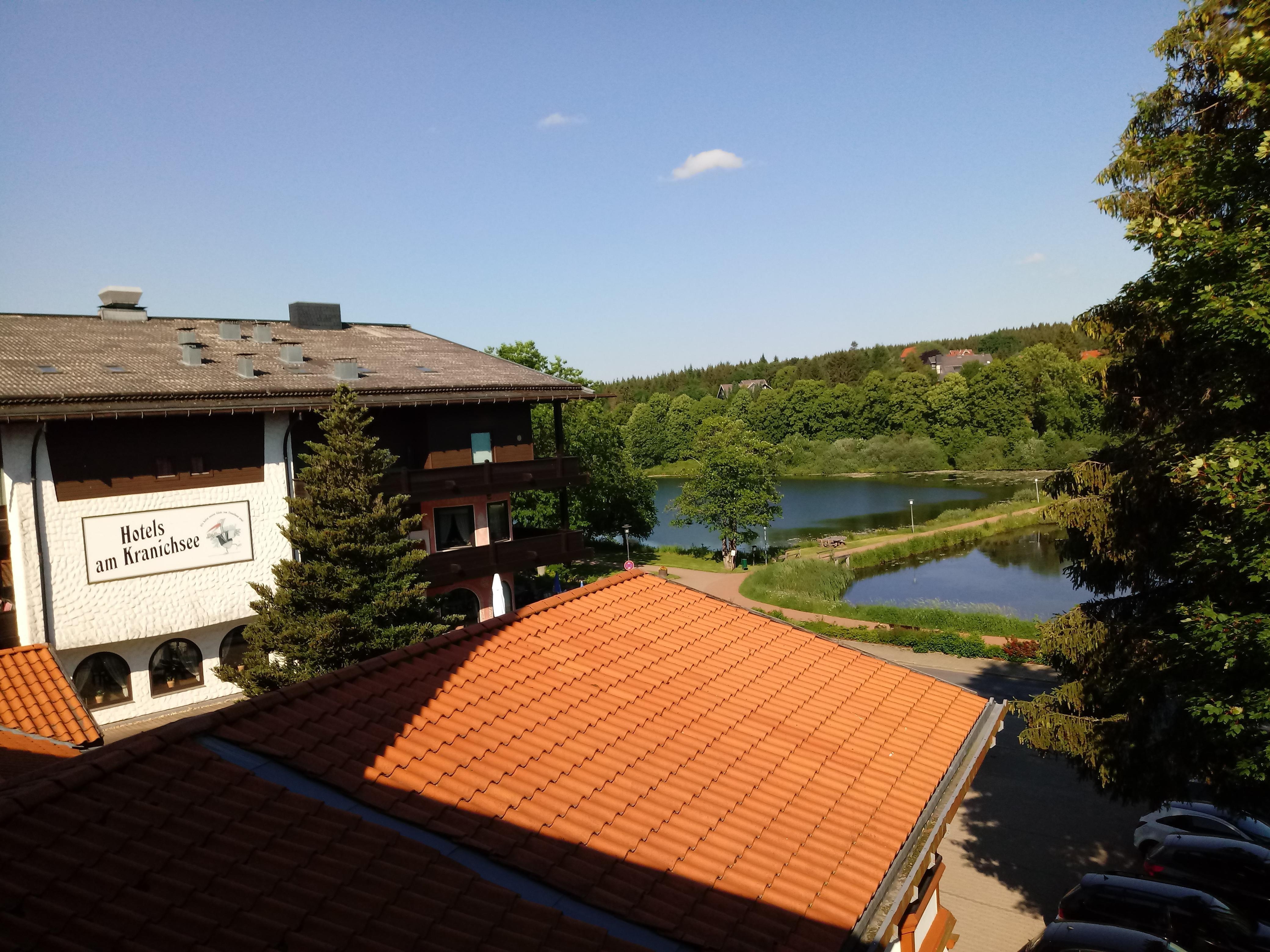 Blick vom Balkon