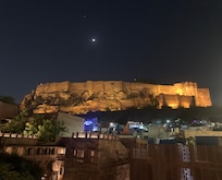 View from rooftop bar